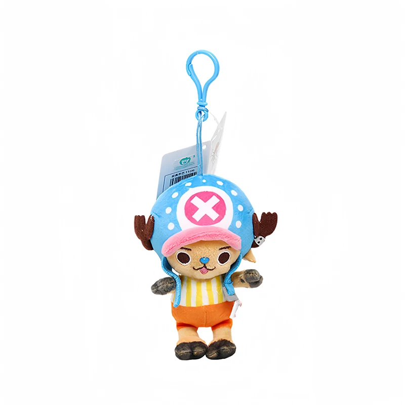 One Piece Plush Keychain Doll 12cm Luffy Tony Chopper Soft Stuffed Toy Backpack Ornaments Kawaii Plush Doll Pendant Best Gift - view 6