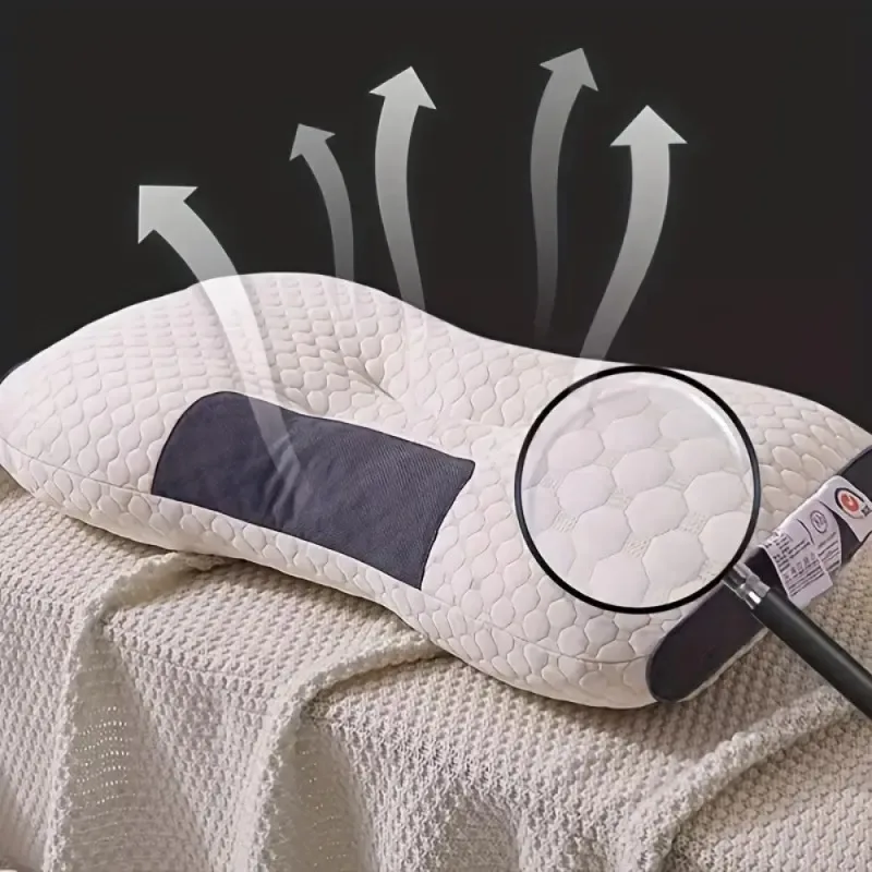 เนื้อสัมผัสที่นุ่มสบาย บรรเทาความตึงเครียดบริเวณไหล่ ดีไซน์ระบายอากาศ เหมาะสำหรับการผ่อนคลายในชีวิตประจำวัน