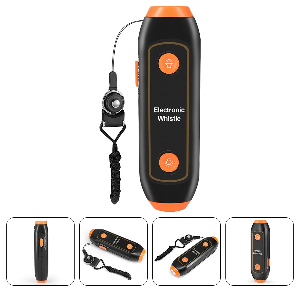 

Electronic Whistle Handheld Coaches with Lanyard Whistles for Referees Electric Orange