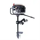 225CC 4 Stroke 9HP Heavy Duty Outboard Motor Outboard Engine W/ Tools & Throttle Main Line Trolling Boat Engine Gasoline Motor