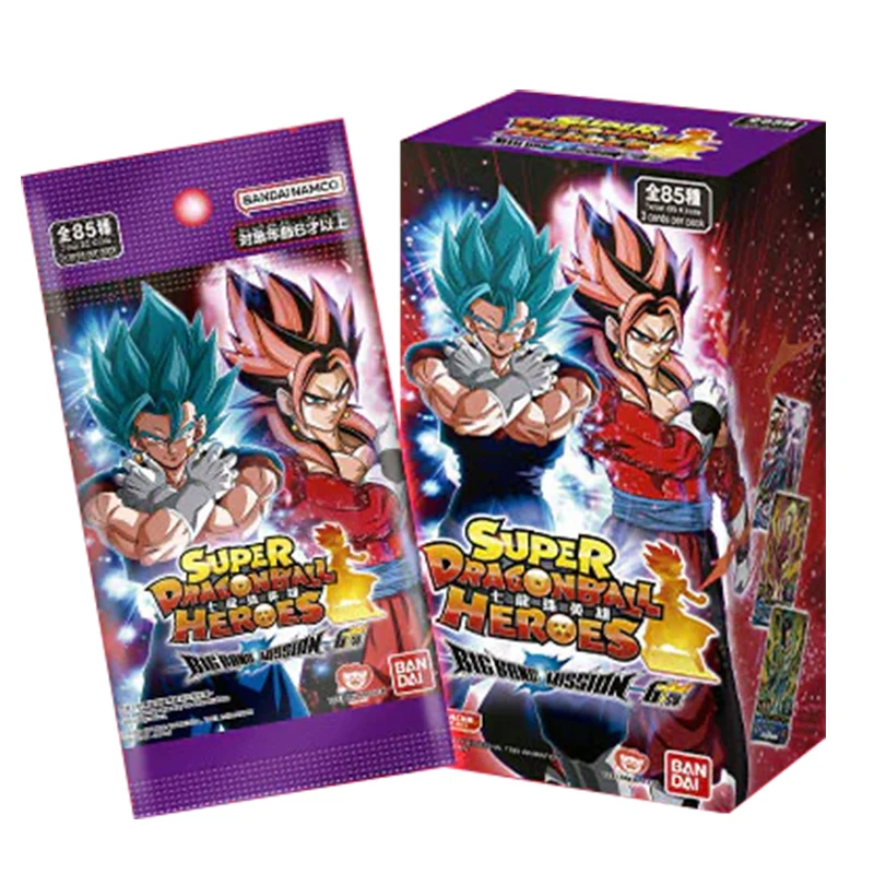 반다이 슈퍼 드래곤 볼 히어로즈 셀렉션 팩 Vol.3 EX TCG 일본 애니메이션 게임 컬렉션 카드 빠른 배송