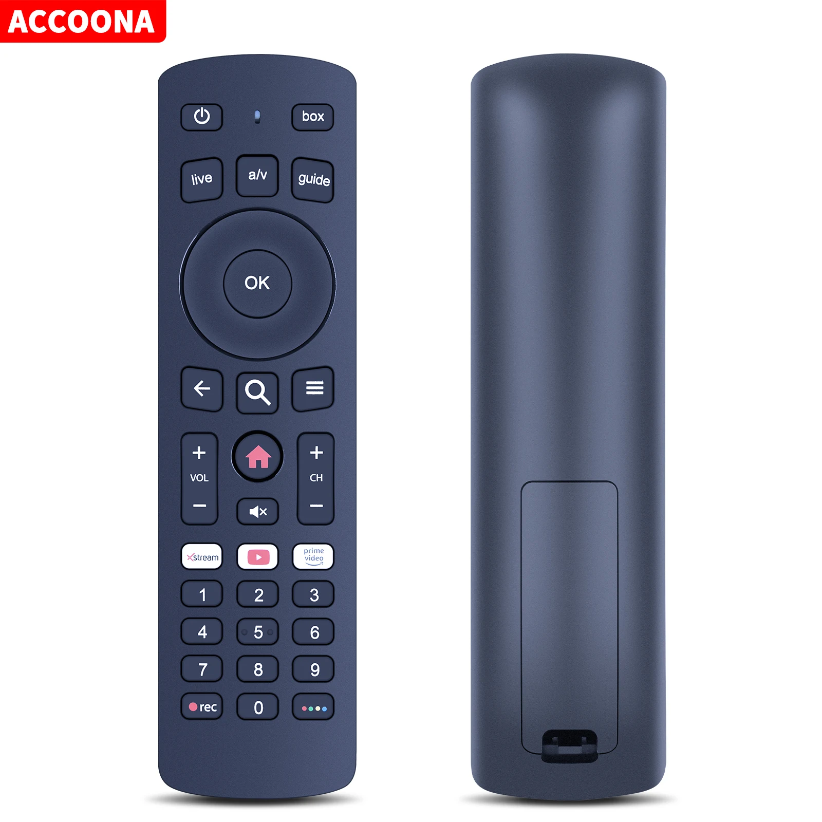การควบคุมระยะไกลสำหรับกล่องทีวี01BR RC3653401 xstream