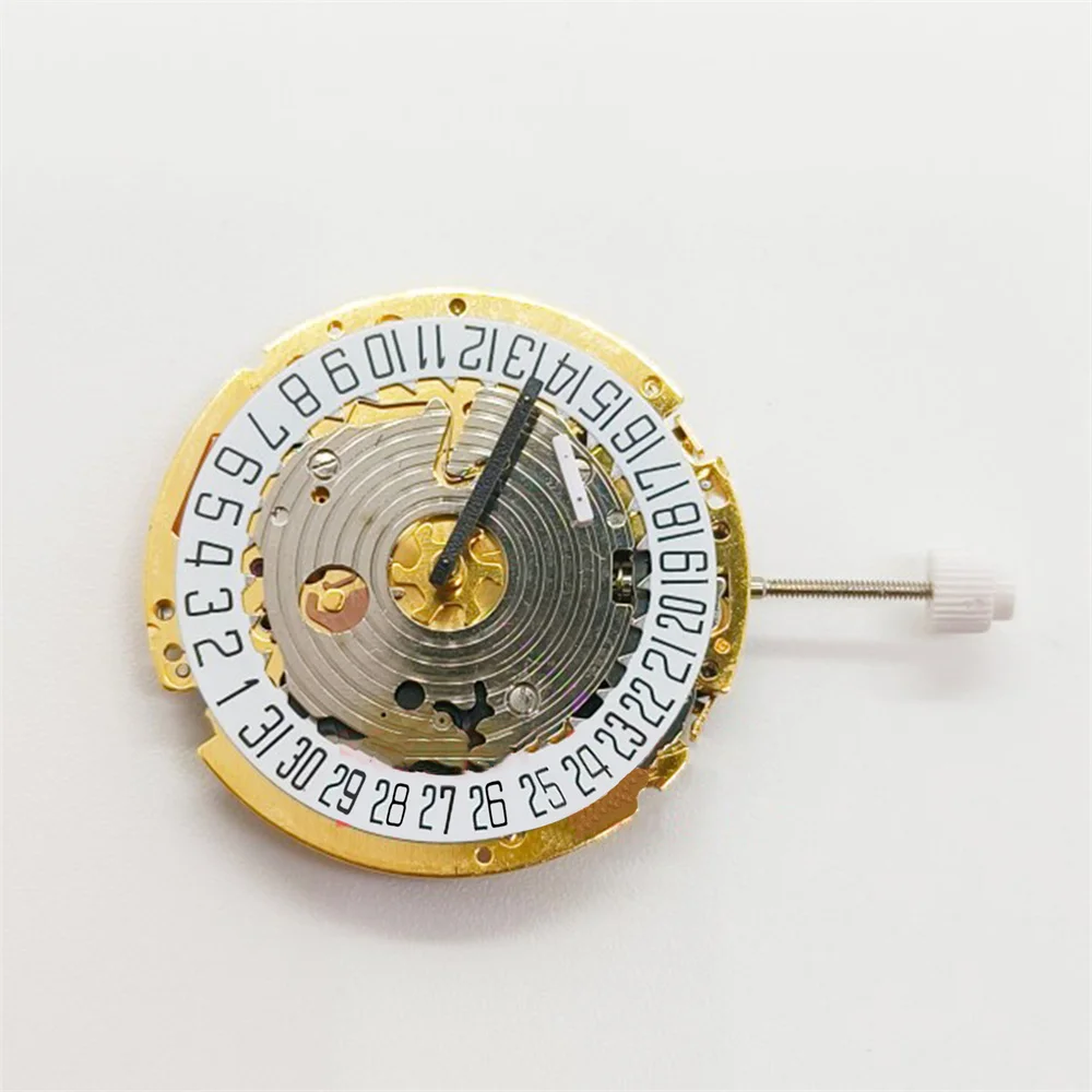 Brand New Replacement ISA 8176 - 2050 Quartz Movement Small Second at 2O\'clock Position Calendar AT 6 Watch Accessories