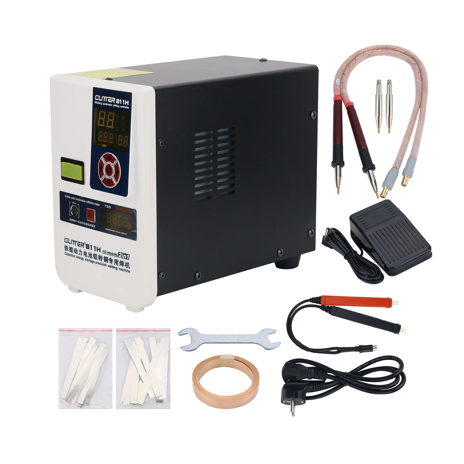 

811H 39KW Dual Function Industrial Spot Welder for Spot Welding Machine and Resistance Measurement