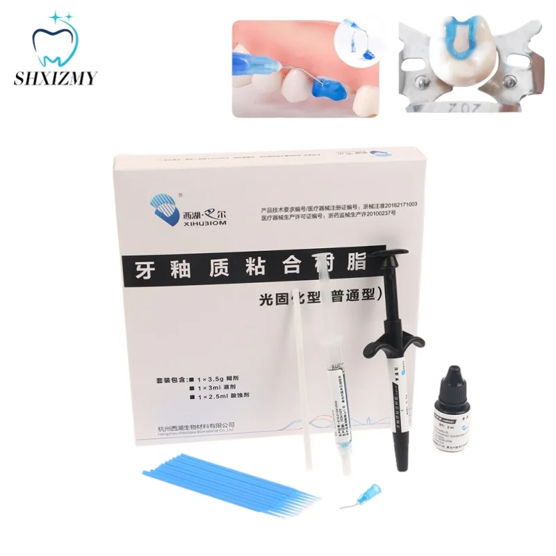 Dental Orthodontic Adhesive Kit Light Cure Glue Metal Ceramic Brackets Braces Invisible Bonding Dentistry Tools Dentist Material