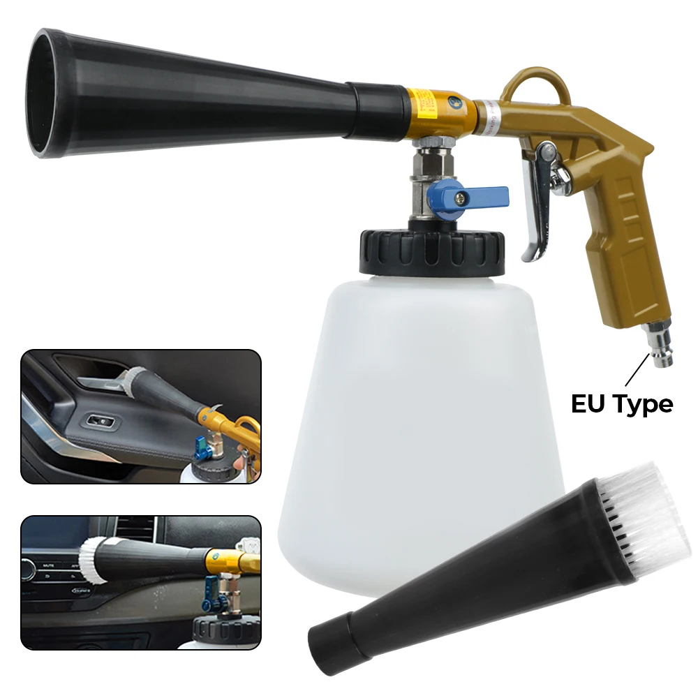 Dust Remover Deep Clean Car Wash Gun Auto Interior Detailing Tool High Pressure Car Washer Dry Cleaning Gun Pneumatic