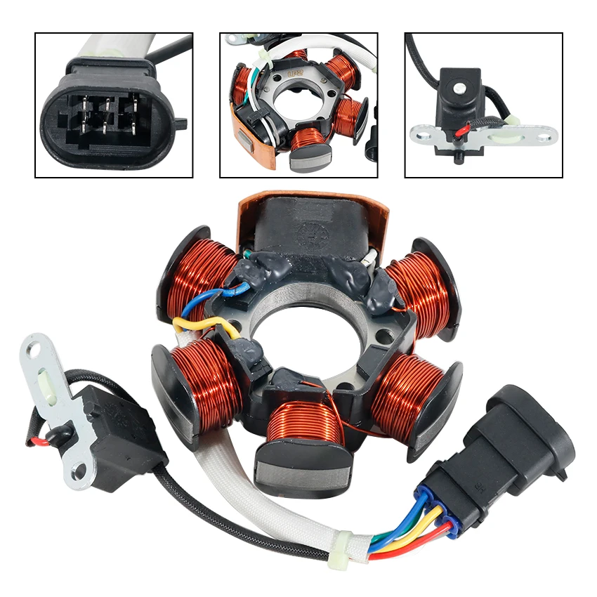 For Aprilia Mojito Custom 50 2T Sport City One 50 2T SR Motard 50 2T OEM:639865 584525 Motorcycle Ignition Stator Coil