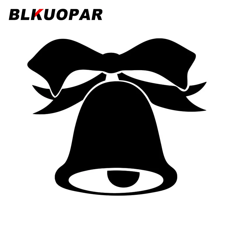

BLKUOPAR Bell Silhouette Car Stickers Graphics Personality Waterproof Decal Air Conditioner Windows Trunk Car Door Protector