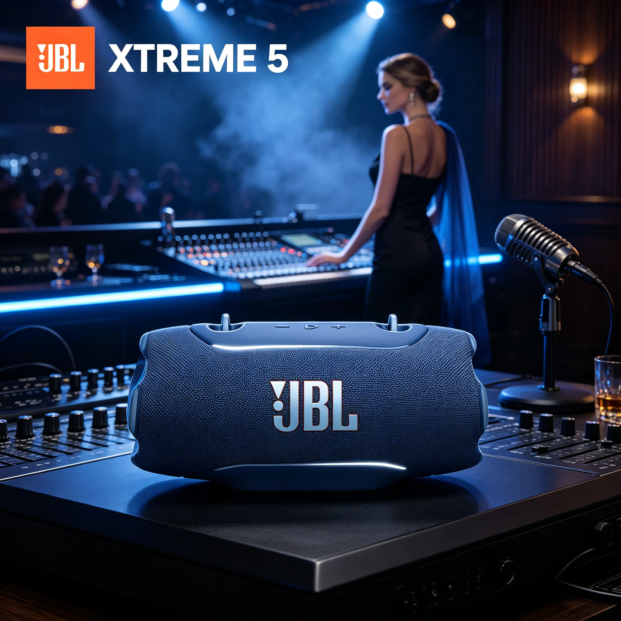 JBL Xtreme 5 Rugged Portable Bluetooth Speaker Loud Stereo Sound Built-in Charger Outdoor Beach Camping Entertainment