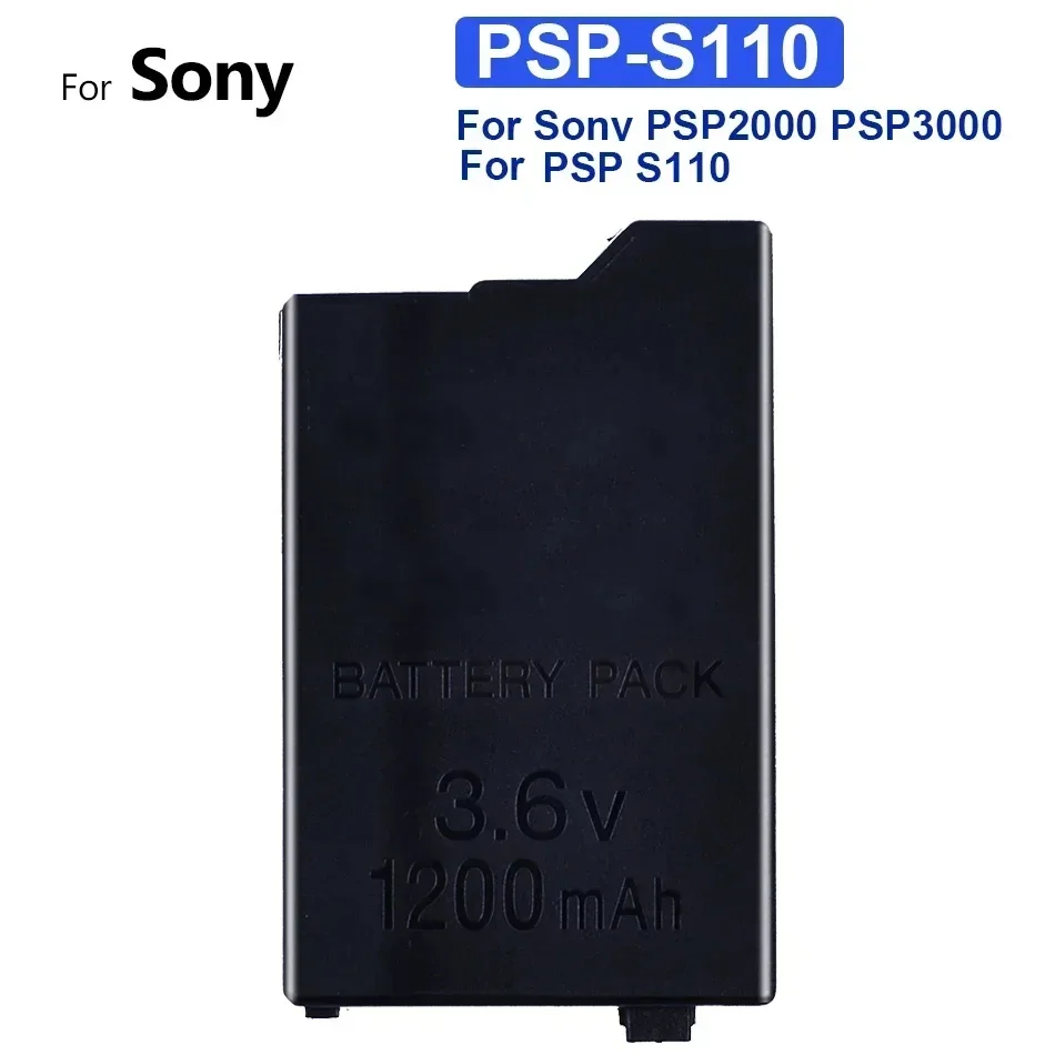 Bateria 1200 mAh PSP-S110 do Sony PSP2000 PSP3000 do PSP S110 Gamepad