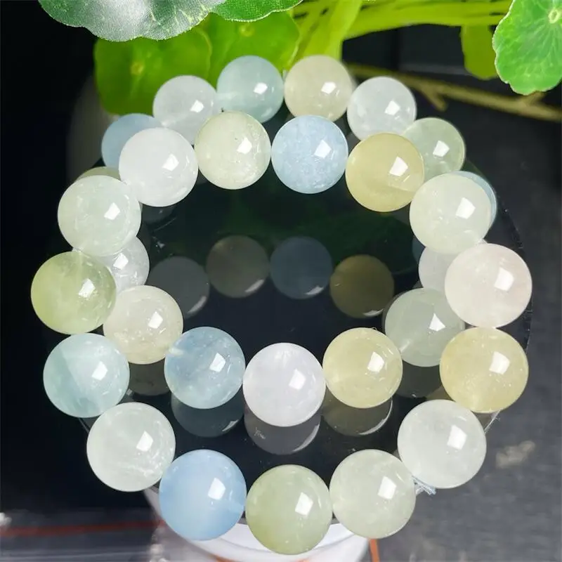 

Natural Morganite Quartz Bracelet Gemstone Crystal Jewelry For Women Healing Bohemia Holiday Gift 1pcs 8/10/15MM