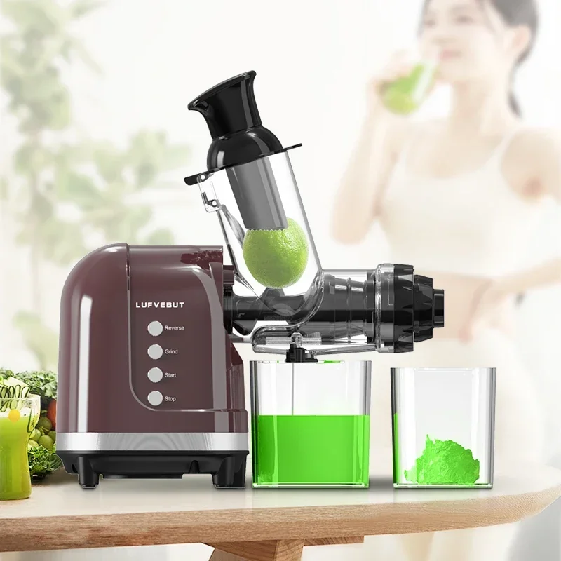 Big mouth Electric Home Kitchen Appliances Automatic Manual Juice Extractor Machine Orange Sugarcane Wheatgrass Slow Juicer