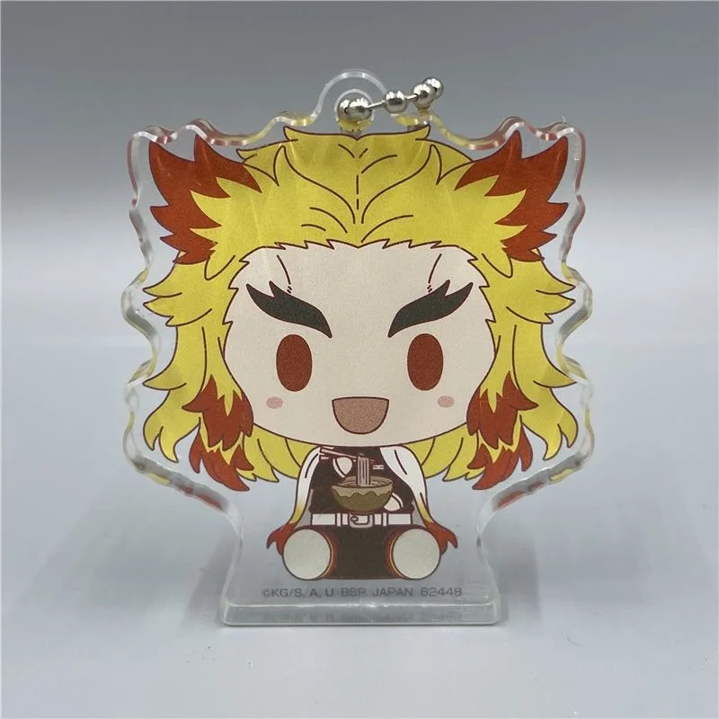 Demon Slayer Tanjiro Kamado Giyu Tomioka Rengoku Kyoujurou Pendant Anime Peripheral Cute Cartoon Acrylic Stand Kawaii Goods