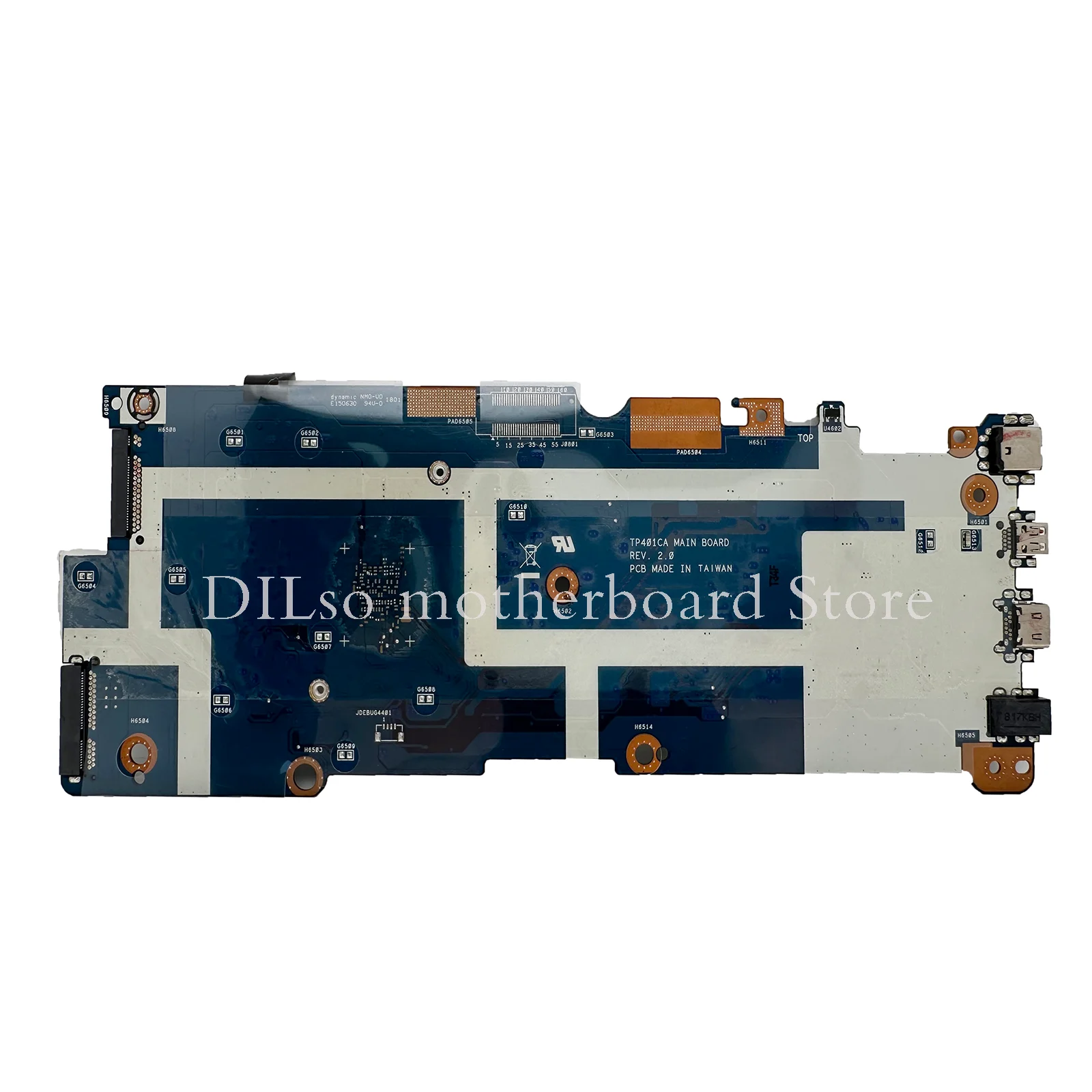 KEFU TP401CA Notebook Mainboard For ASUS VivoBook 14 TP401C TP401CA Laptop Motherboard W/M3-7Y30 I5-7Y54 64GB/128G-SSD 4GB/8GB