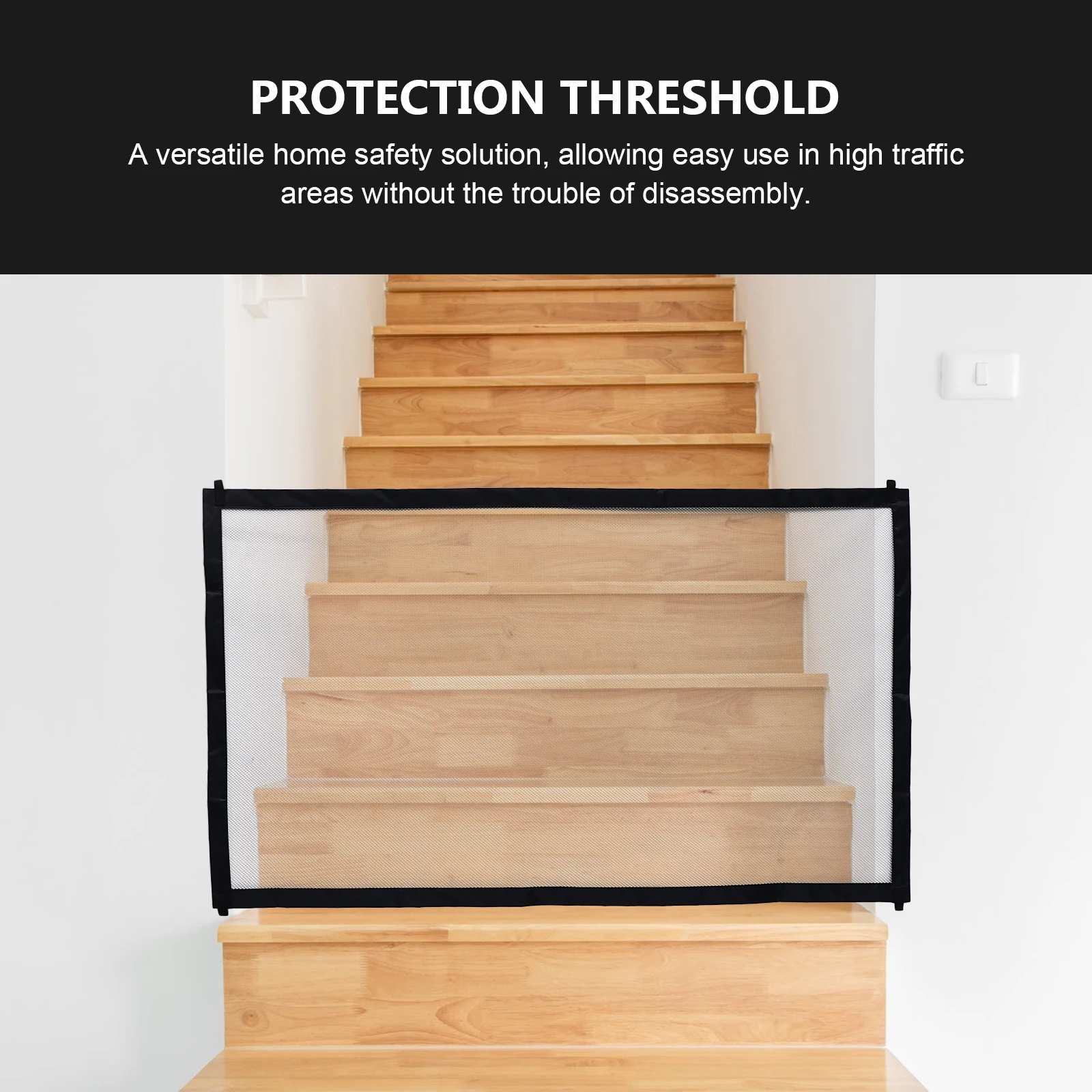 

Pet Gate Balcony Indoor Fence Protection for Off-limits Areas Gates Pets Front Barrier Nylon Wall-protective Outdoor
