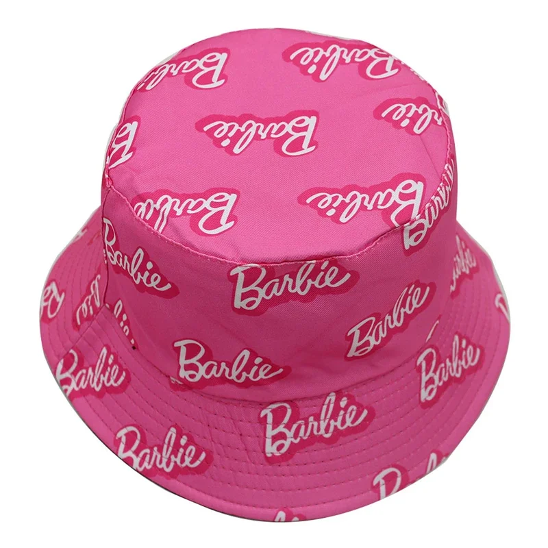 Fashion Barbie Women Sun Hat Cute Women Pink Barbie sunshade Fisherman\'s hat Casual Hat Ornaments Accessories Girl Holiday Gifts