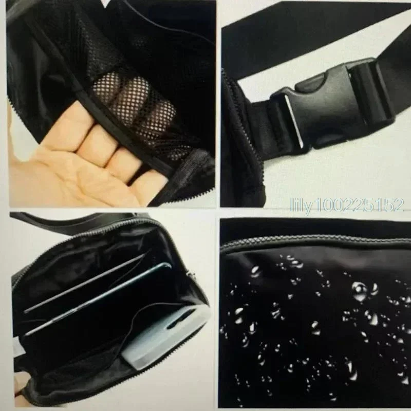 2025 حزمة اليوغا الموضة شعار معدني حقيبة الخصر الرياضية اليوغا حقيبة المحمول حقيبة محمولة للجنسين اللياقة البدنية الجري هدية المرأة