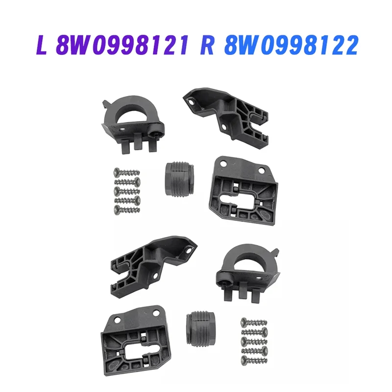 

Hot Selling-Car Front Headlight Bracket Repair Kits For A4 B9 2016-2025 Headlamp Housing Holder Mount RS Bracket,Car Front