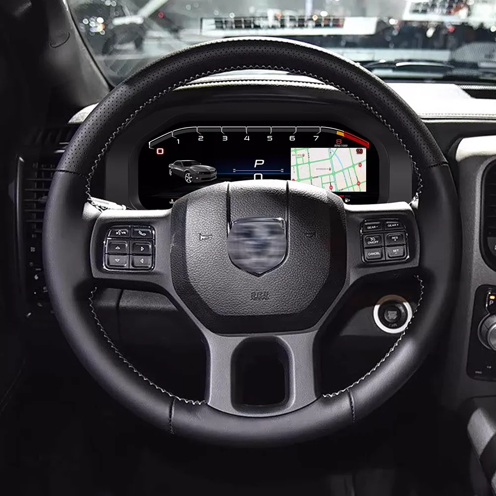 Digital Cluster for Dodge RAM 1500 2013-2018 Virtual Cockpit Digital Dash Upgrade Support CarPlay
