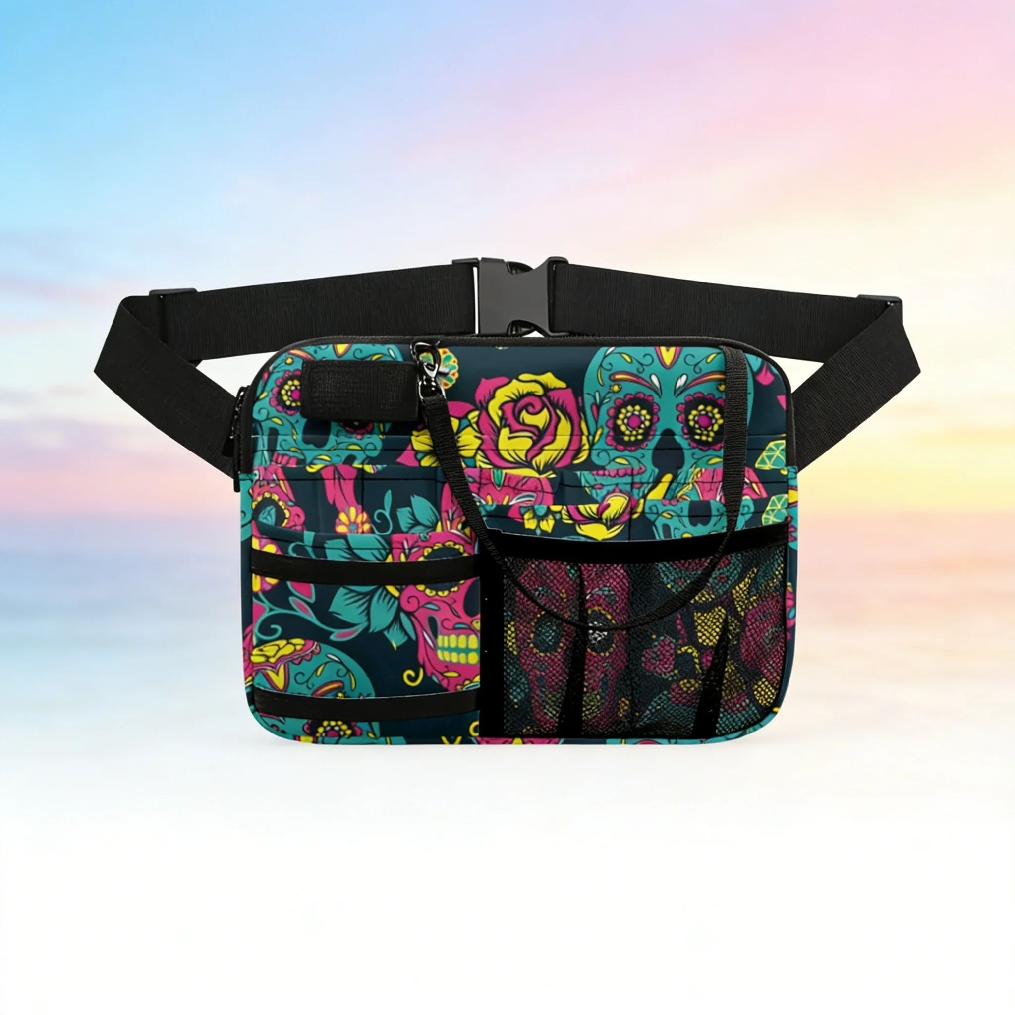 medical-waist-pouch-for-nurses-cartoon-nurse-print-utility-belt-bag-nursing-tool-organizer-with-mesh-pocket