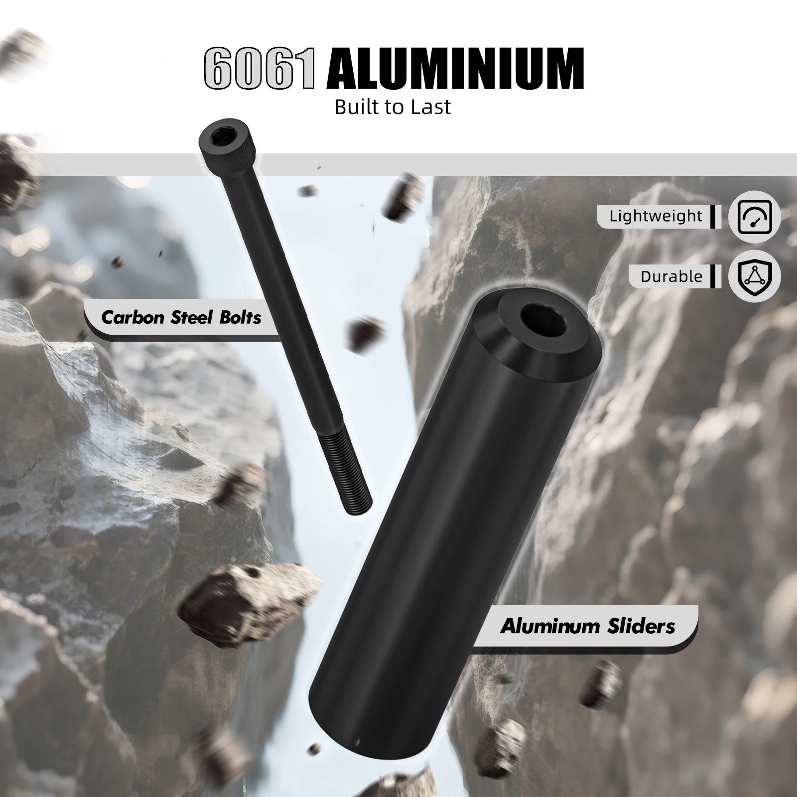 For Harley Sportster 883 Low XL883L 2005-2009 6.5" Upper Shock Mount Frame Sliders Sportster1200 XL1200N XL1200R XL883N XL1200NS - Image 2