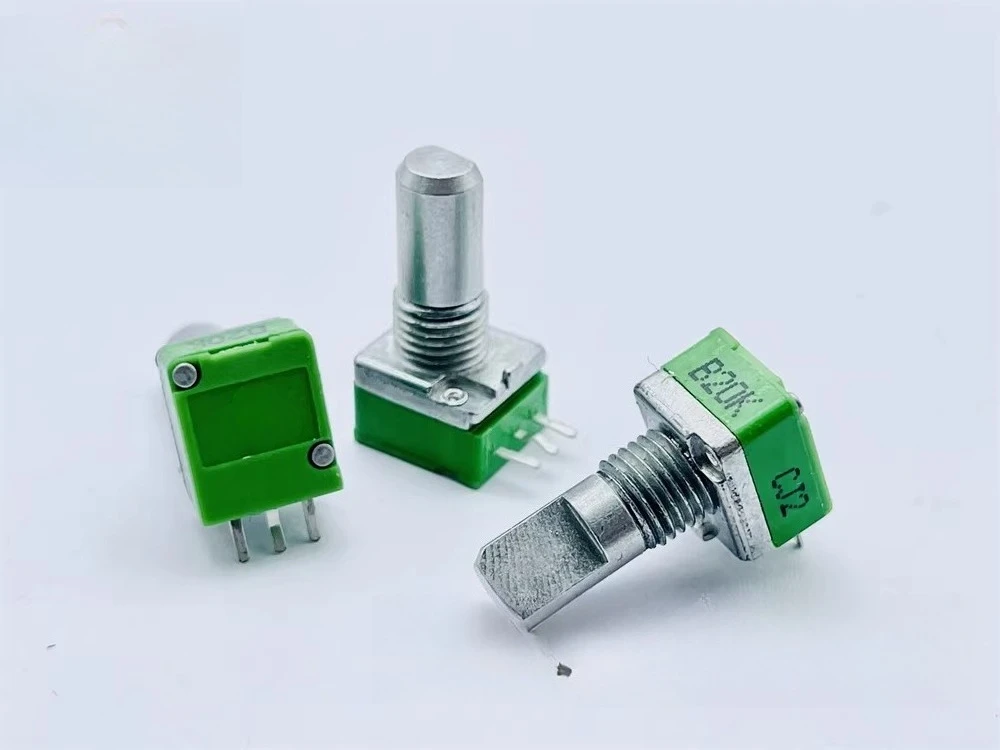 For alpha 09 single precision electric slotter multi-resistance value selection audio volume regulator shaft length 15mm 5pcs