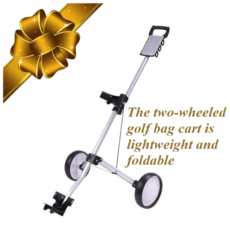 

Тележка для сумки для гольфа, двухколесная складная многофункциональная тележка