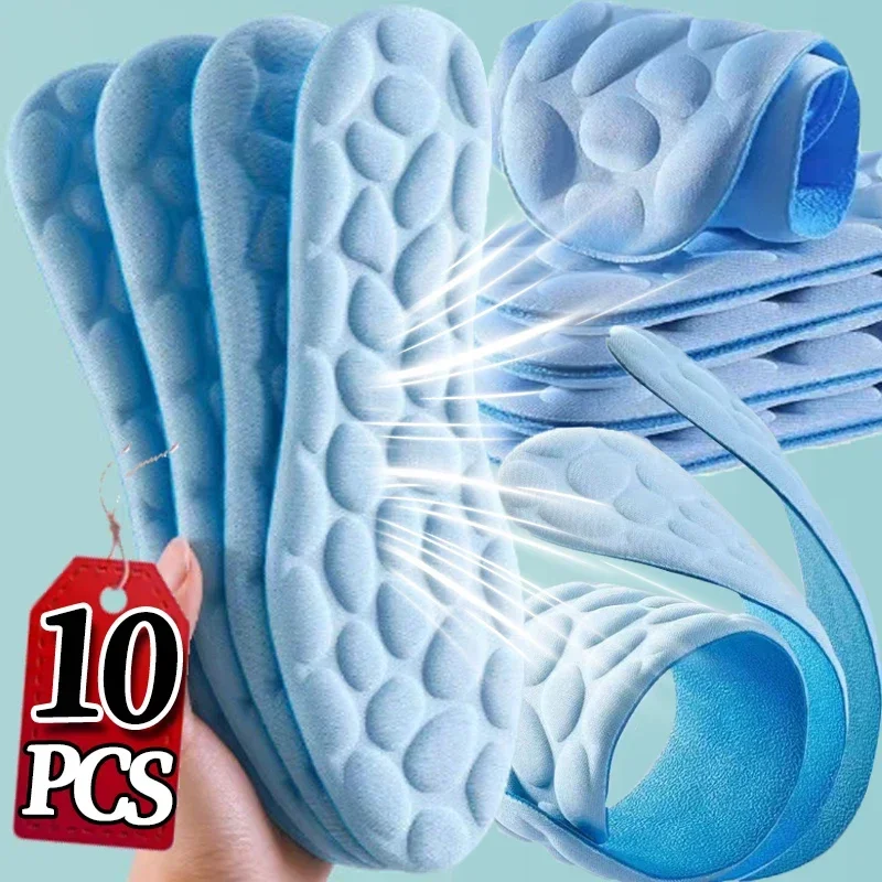 

Memory Foam Massage Insoles for Men Women Comfort Breathable Shock Absorbing Sole for Sport Running Shoes Orthopedic Foot Pads