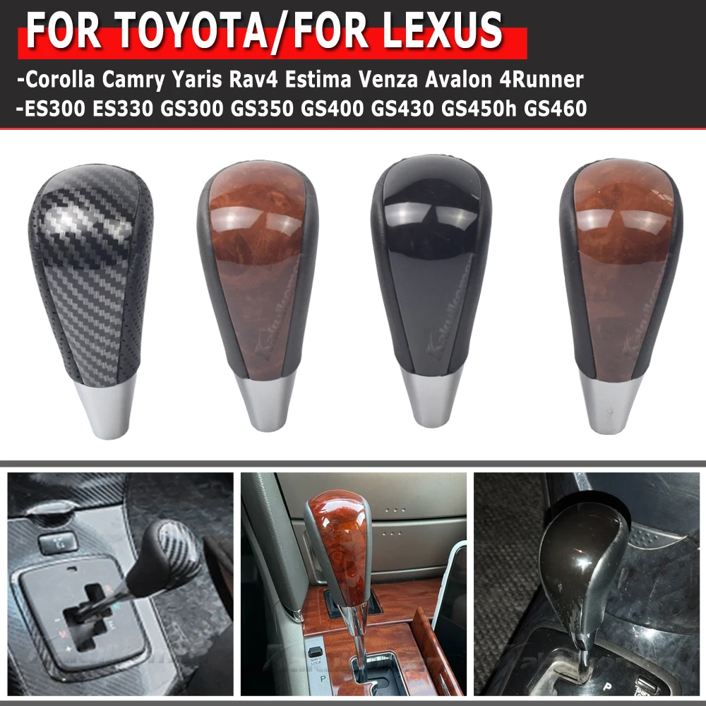 Automatic Car Gear Shift Knob Lever Shifter Stick For Toyota Corolla Camry/Harrier Fortuner Crown For Lexus IS GS LS RX ES