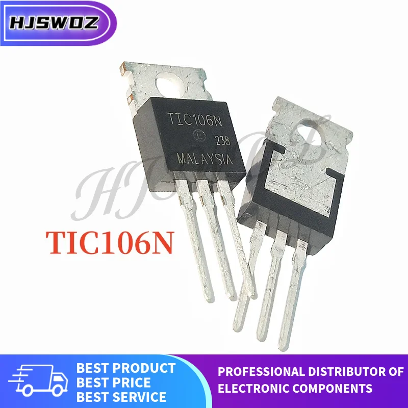 10PCS NEW  TIC106A TIC106M TIC106N TIC106D  TO-220  IC Chip High-power In Stock electronics component
