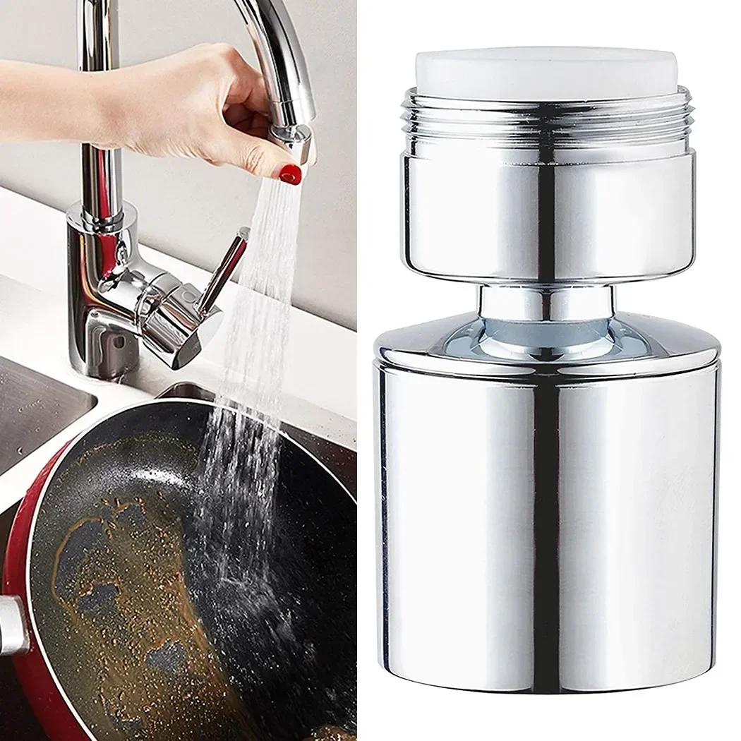 Kitchen Taps Head 360° Rotate Faucet Swivel End Diffuser Adapter Filter Bath Faucet Connectors M24 Kitchen Faucet Aerator NEW