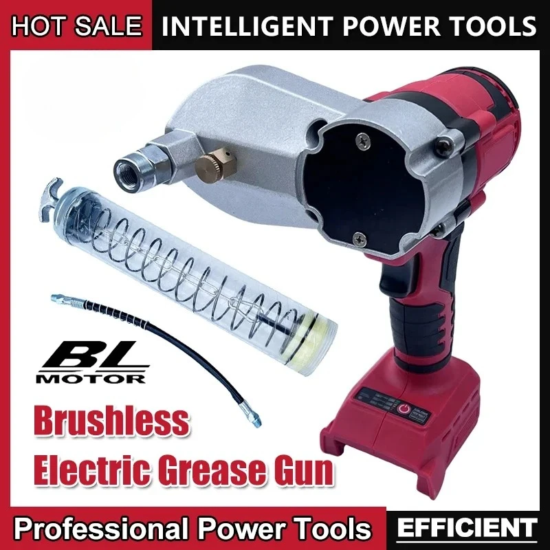 Electric Grease Gun  High Pressure Lubricating Oil Injector Machine Grease Guns Fit Milwaukee  Battery