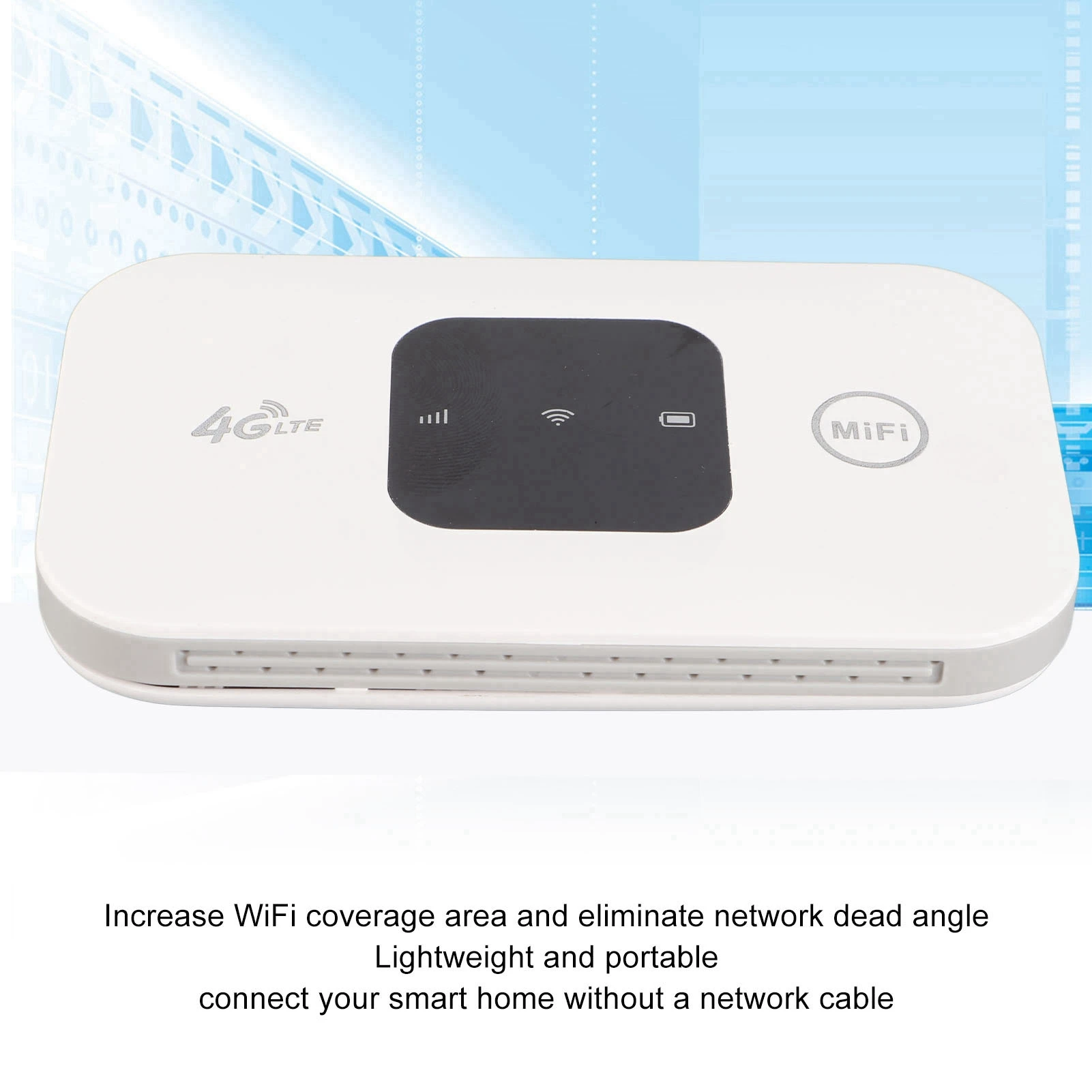 Hotspot portátil para internet, alta estabilidade, 50mbps, acesso via cartão sim, sem fio, roteador, luz portátil para viagens