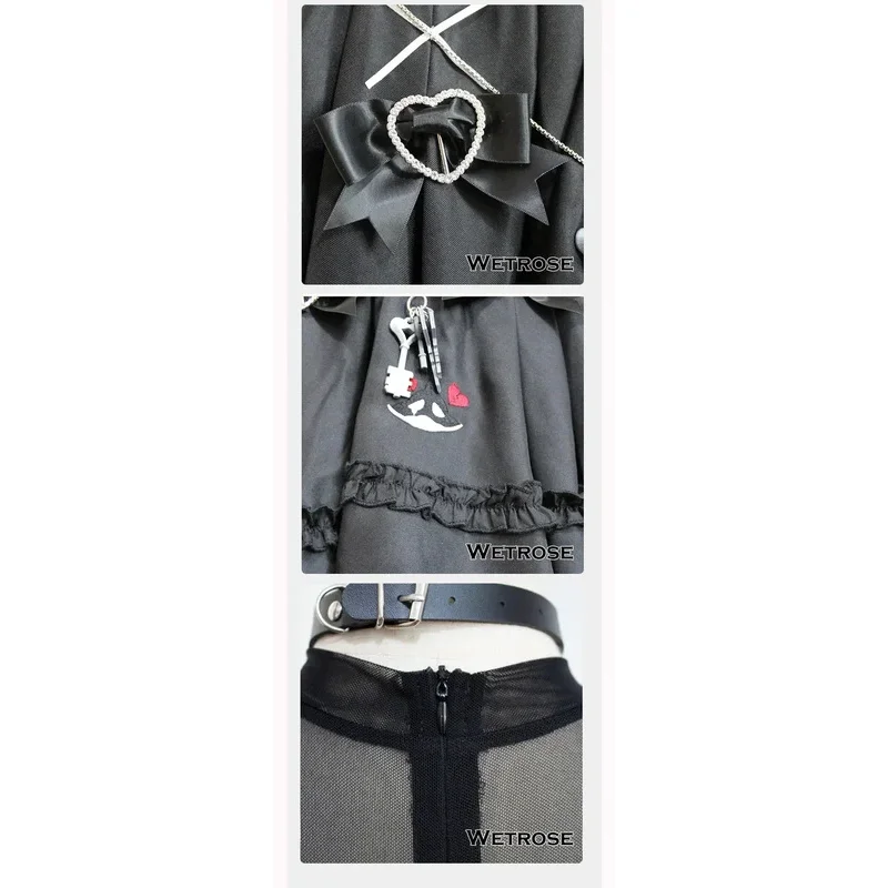 【Wetrose】متوفر في المخزون Sakamata Chloe 2023 زي جديد أزياء تنكرية للمواعدة فستان Hololive JP Holo Vtuber HoloX مجموعة شعر مستعار للهالوين