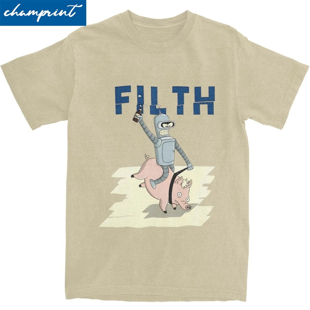 Futuramas dirty magliette per uomo donna cotone umorismo T-Shirt girocollo T-Shirt manica corta vestiti Plus Size