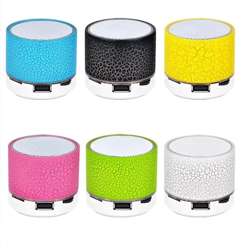 TF Wireless Mini Motion Bluetooth Speaker With LED Lights Speaker Super Bass Stereo Rechargeable Portable Outdoor For Computer