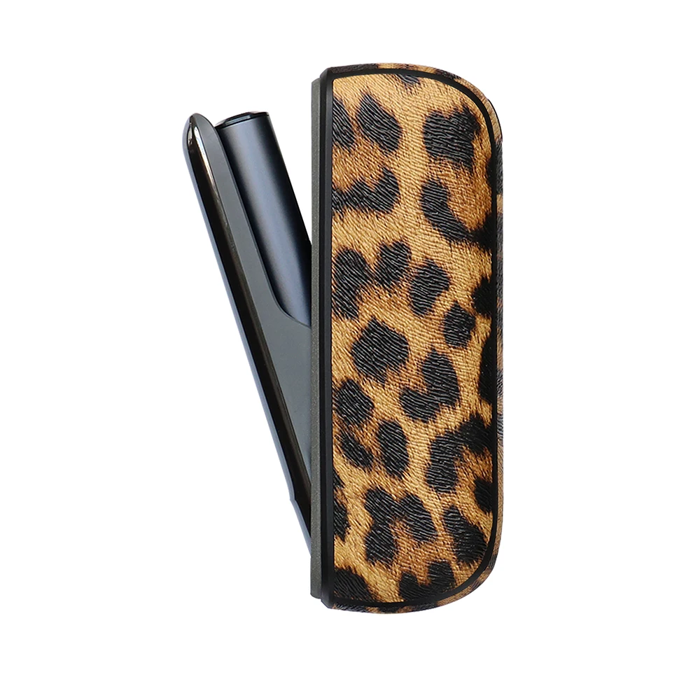 4 Colors Leopard Leather Case for IQOS ILUMA Cover Holder Pouch Protective for IQOS Accessories