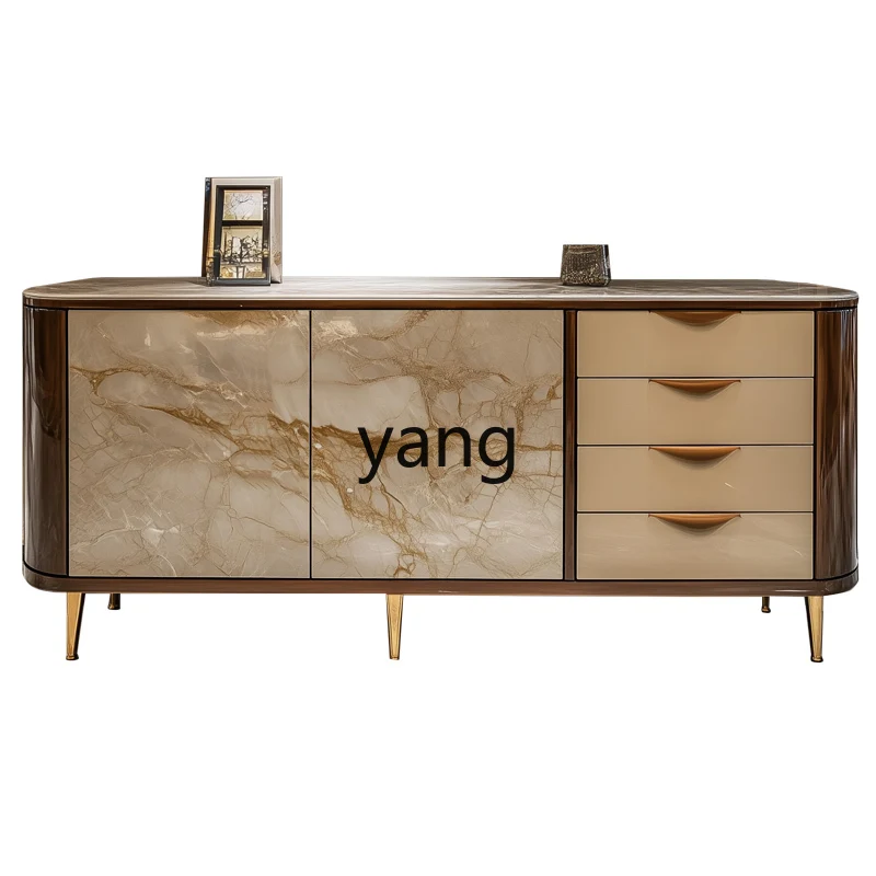 

LMM side cabinet against the wall integrated locker new high-end modern home screen