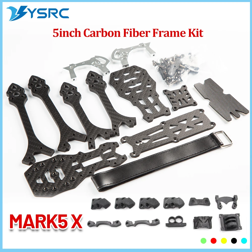 Mark5 X 5inch 230mm Carbon Fiber Quadcopter Racing Drone Frame Kit for 5'' Propeller Mark5 Drone DIY Parts