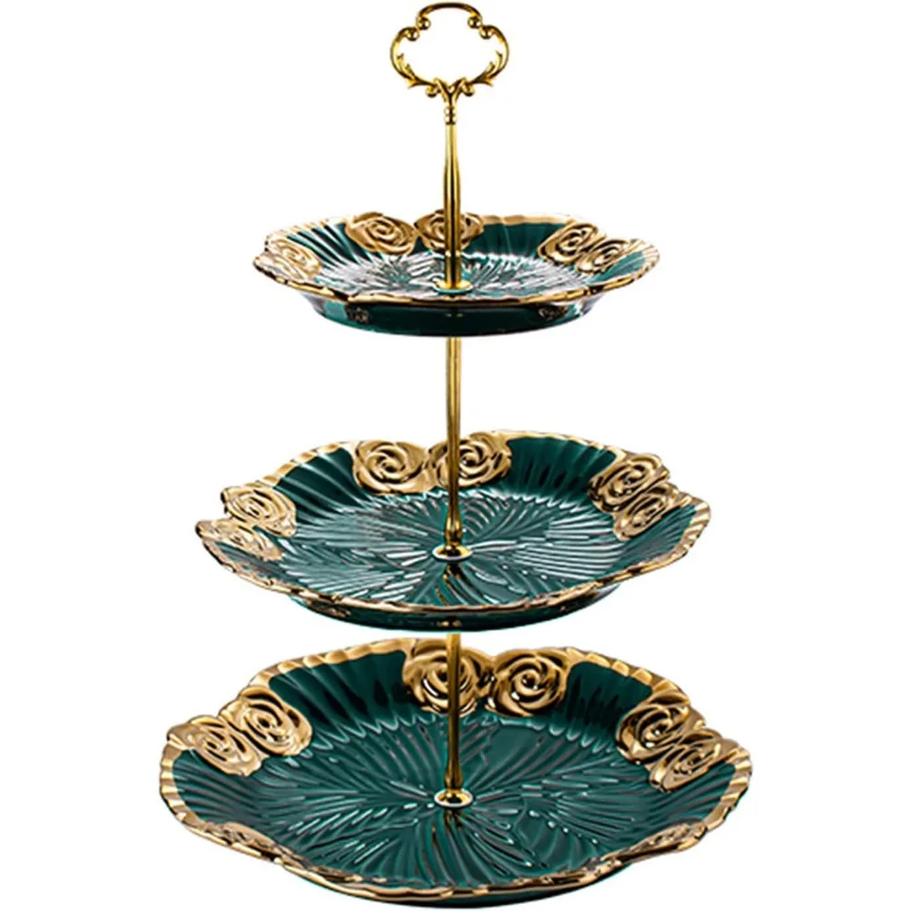 حامل كعكة أنيق على شكل برج حامل عرض كب كيك، أطباق المقبلات القابلة للإزالة، صينية تقديم تحمل باسك اللذيذة