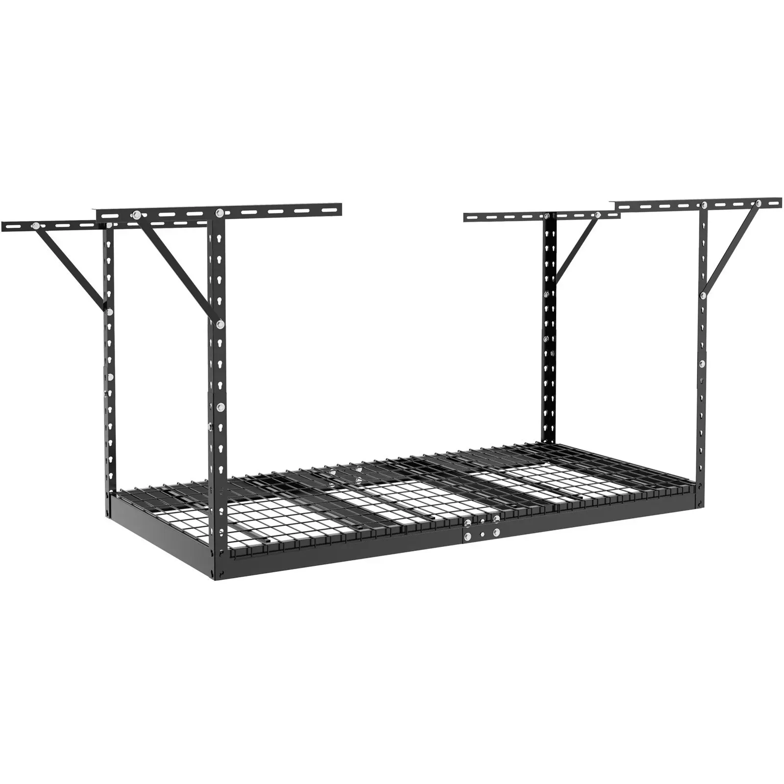 Adjustable Cold Rolled Steel Racks Heavy Duty 3x6 550 lbs Load Overhead Garage Storage Rack Garage Ceiling Storage Racks