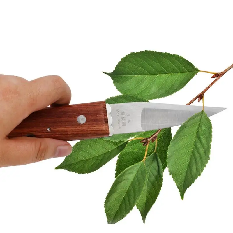 

Garden Knives For Budding Pruning Stainless Steel Garden Knives Garden Hand Tools For Grafting Multifunctional Tree Grafting Kit