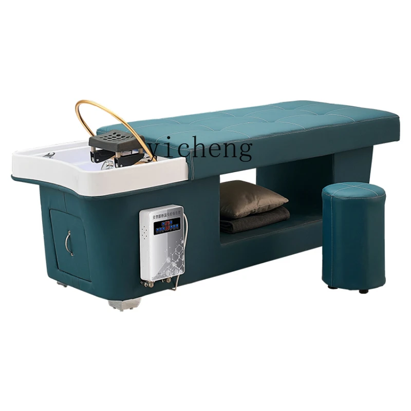 TQH-6.12  Water Circulation Shampoo Chair for Hair Salon Barber Shop Fumigation Head Therapy Bed