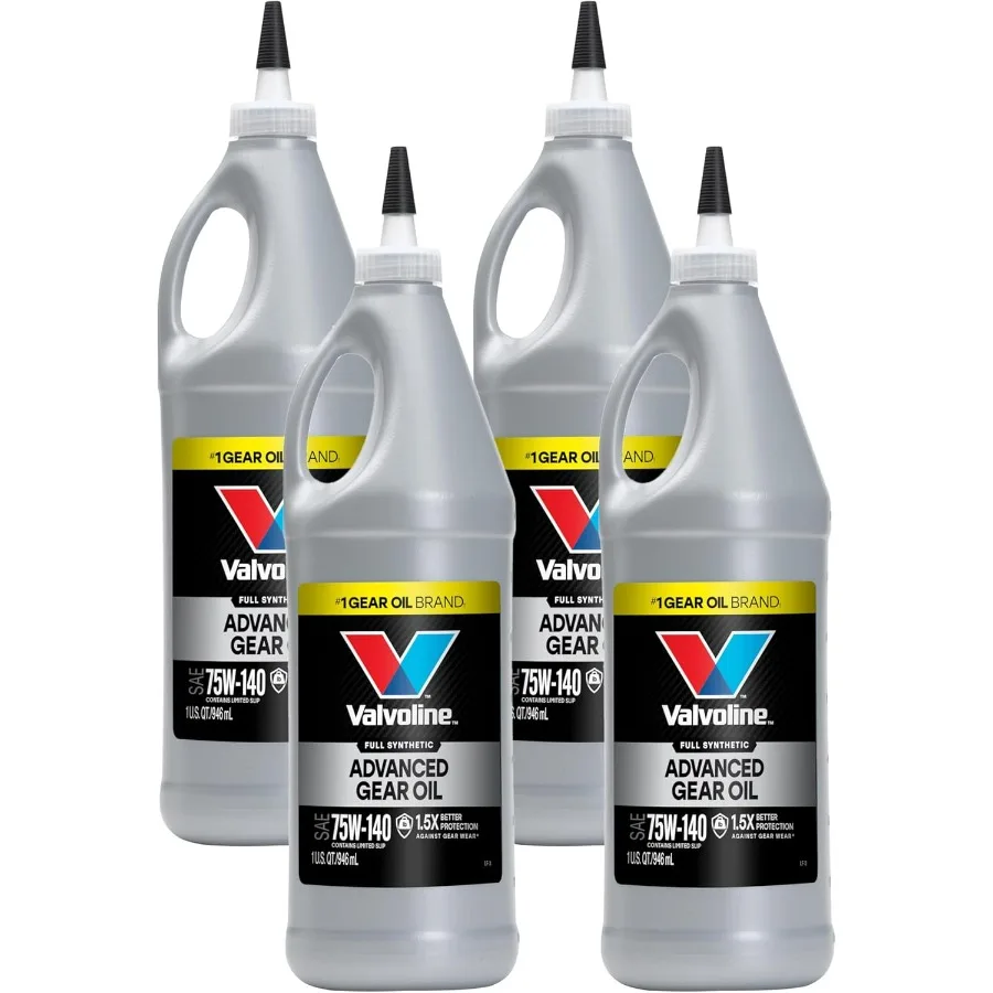 

SynPower SAE 75W140 Full Synthetic Gear Oil 1 QT Pack of 4