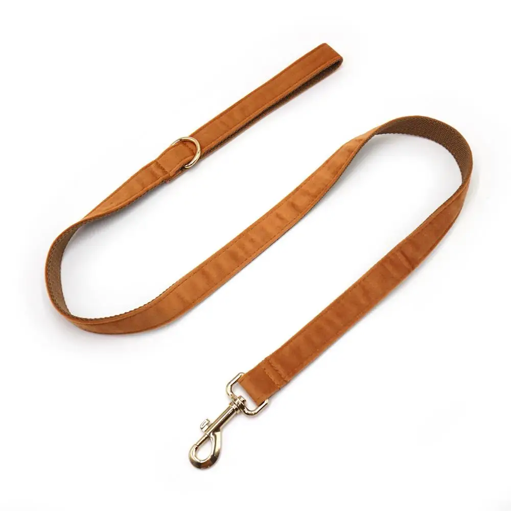 Personalisiertes Hundehalsband aus weichem Samt in mehreren Farben, individuelle kostenlose Gravur, Welpen-Haustierhalsband, passende Leine erhältlich – Detail 26