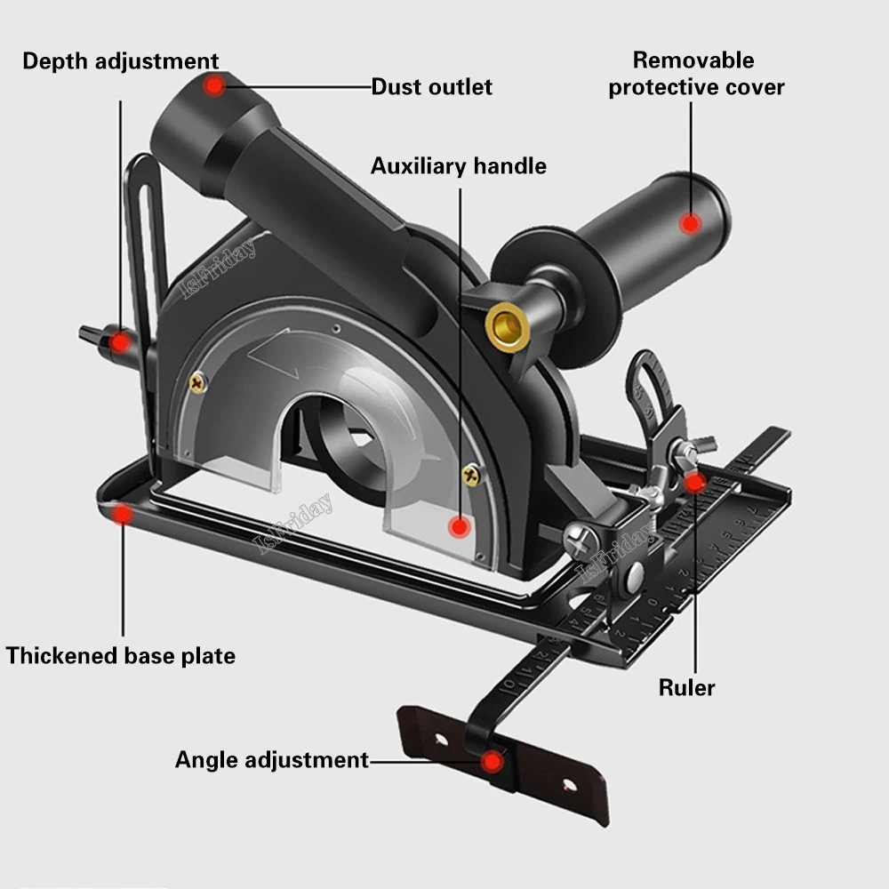 Angle Grinder Universal Bracket DIY Stand Grinder Holder Support Angle Grinder Cutting Machine Base Woodworking Table Protective