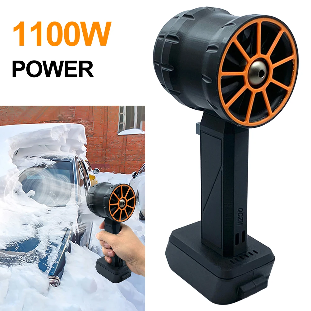 

XL Turbo Jet Fan 2200g Thrust Handheld Ducted Fan Rechargeable Car Washer 1100W Max for Dewalt/Makita/Milwaukee 18/21V Batteries