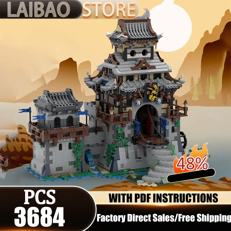 

Medieval Castle Model Moc Building Blocks Horse Castle Technology Bricks Christmas Assembly Street View Toys Constructrion Gifts