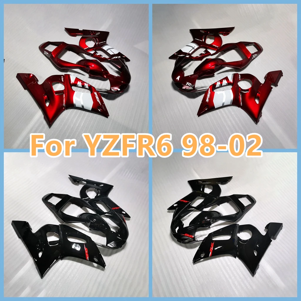 For YAMAHA YZFR6 1998 1999 2000 2001 2002 YZF 600 YZF-R6 98 99 00-02 Prime Chinese Motorcycle Repair Fairing Kit No Need Modify