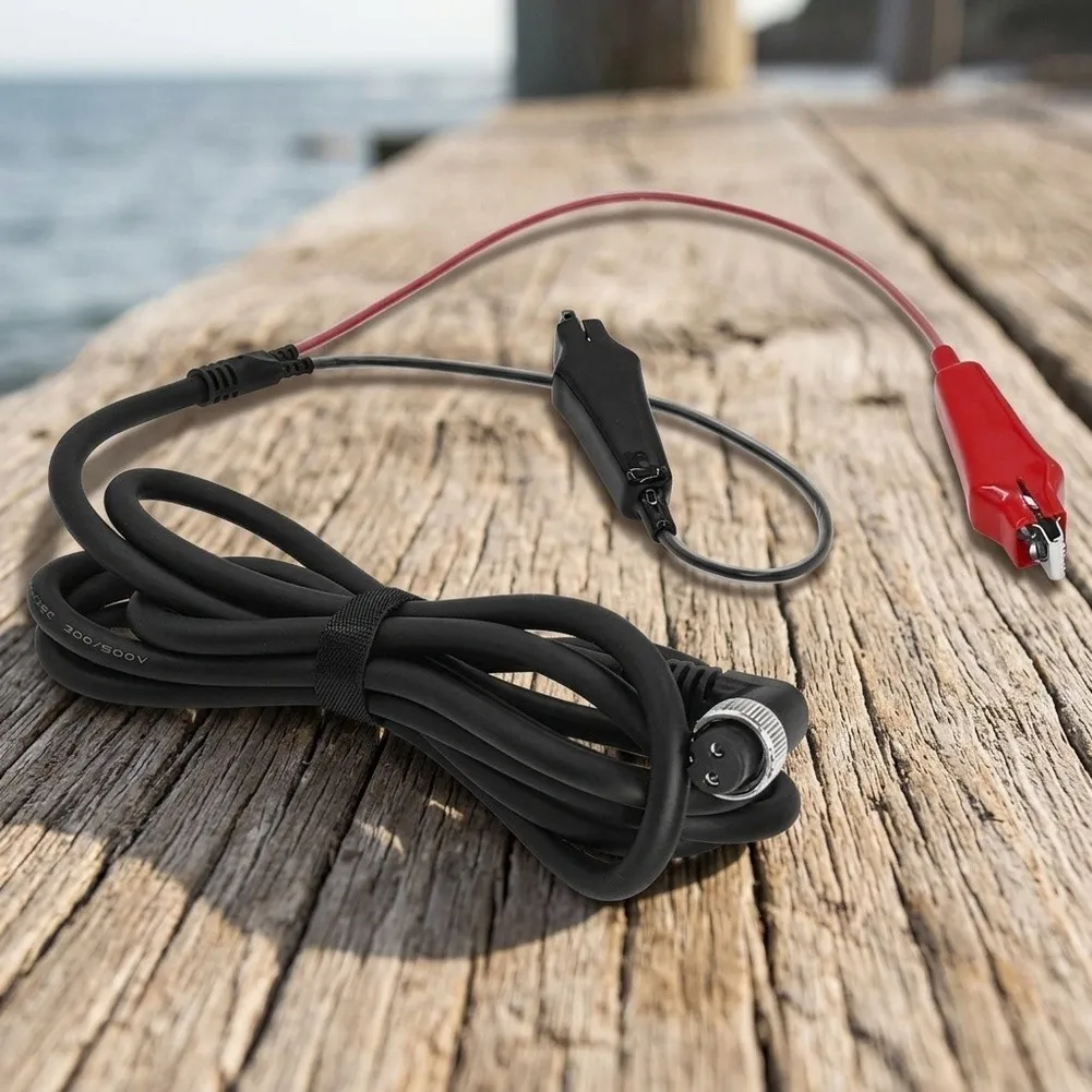 2 Meter or 2.5 Meter 90 Degree Elbow Power Cable for Deep Sea Electric Fishing Reels Compatible with Multiple Brands
